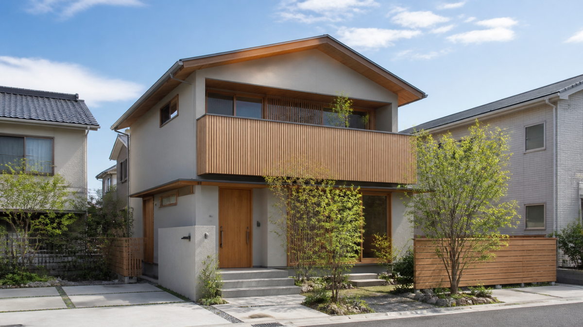 木を生かした愛知の戸建て住宅