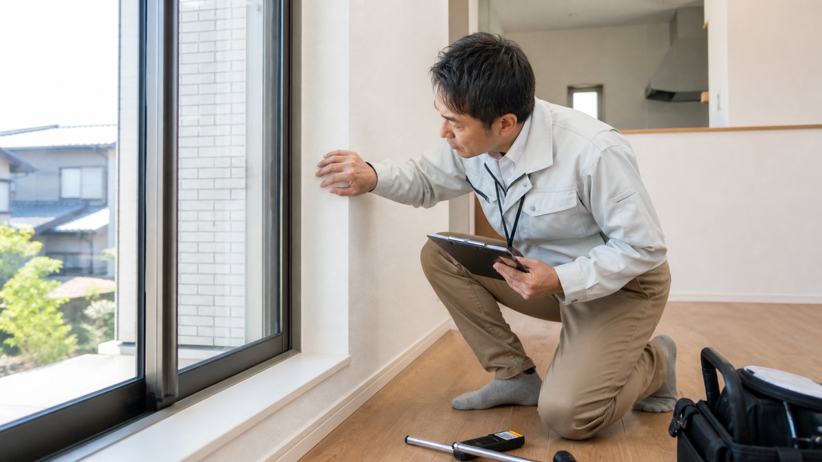 建売住宅を検査するイメージ
