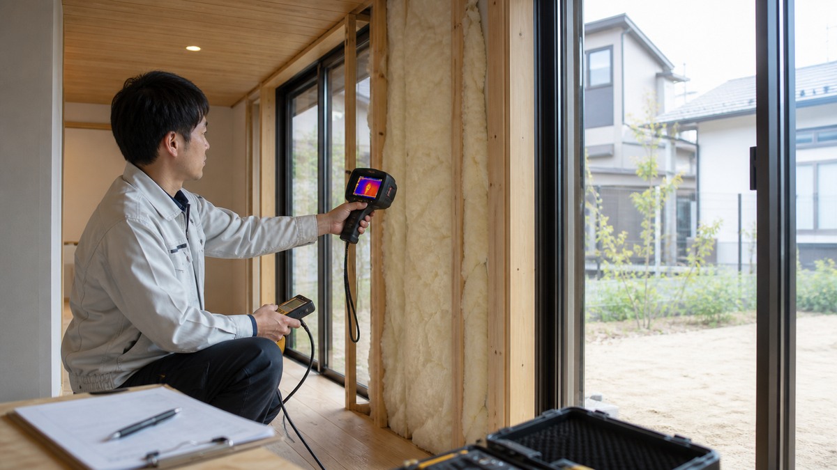 断熱と窓性能を確認するイメージ