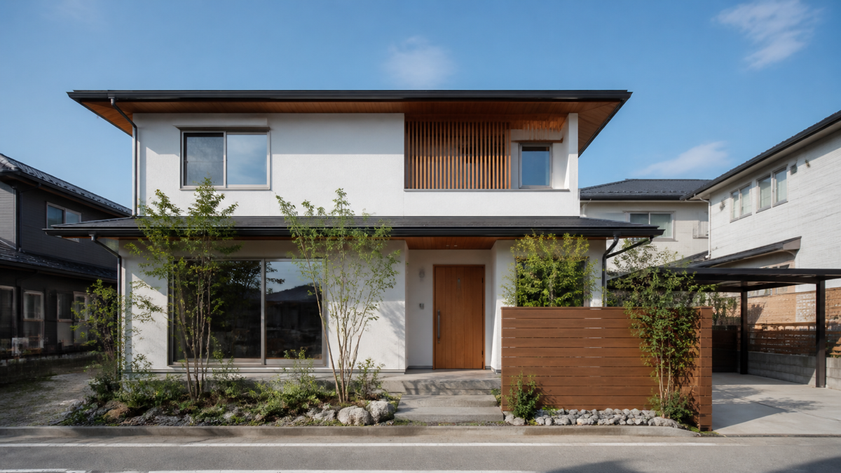 ノーブルホームをイメージした住宅外観