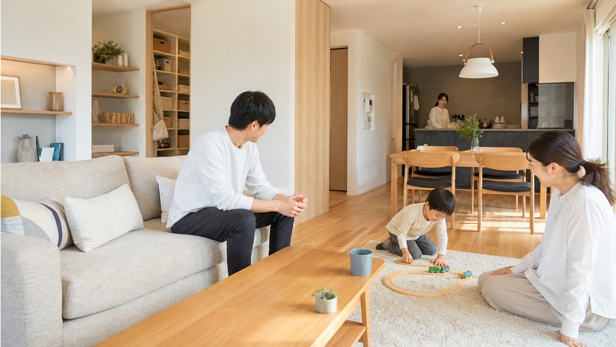 設備の整った家で暮らすイメージ
