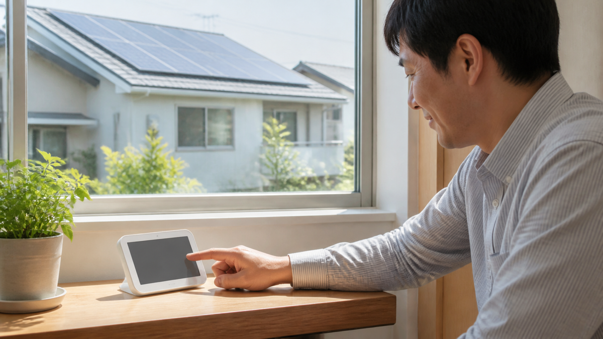 家庭用エネルギーモニターのイメージ