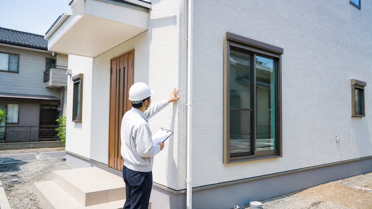 新築住宅の品質を確認するイメージ