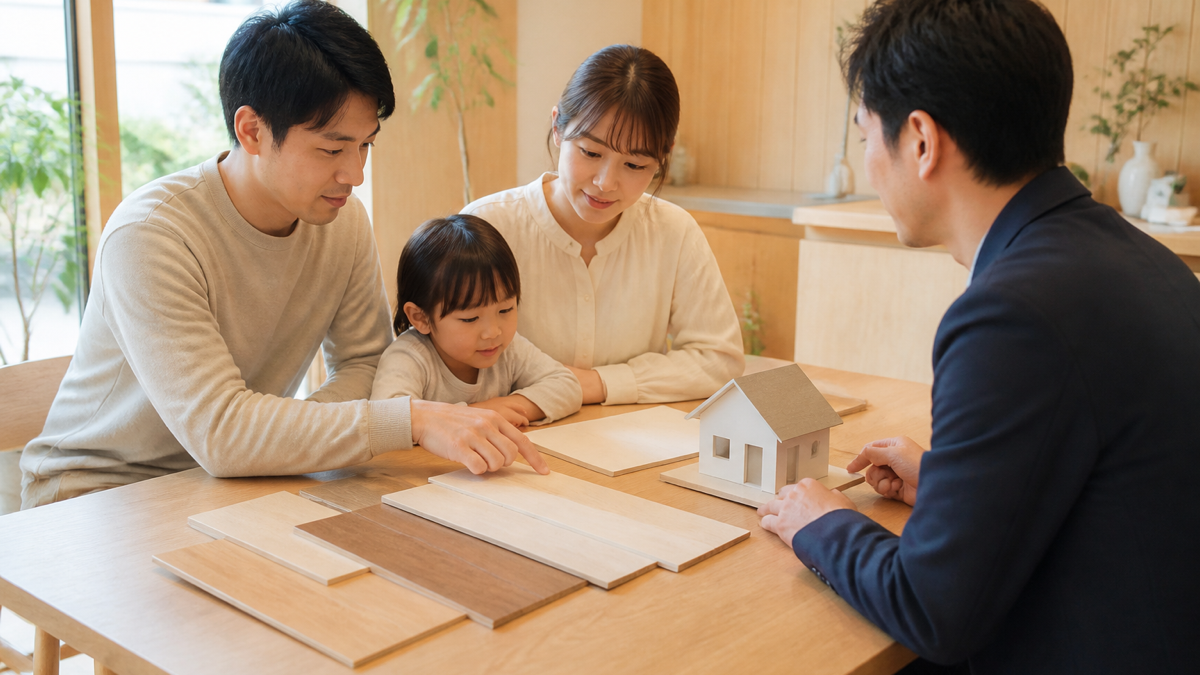 注文住宅の仕様と優先順位を家族で整理するイメージ画像