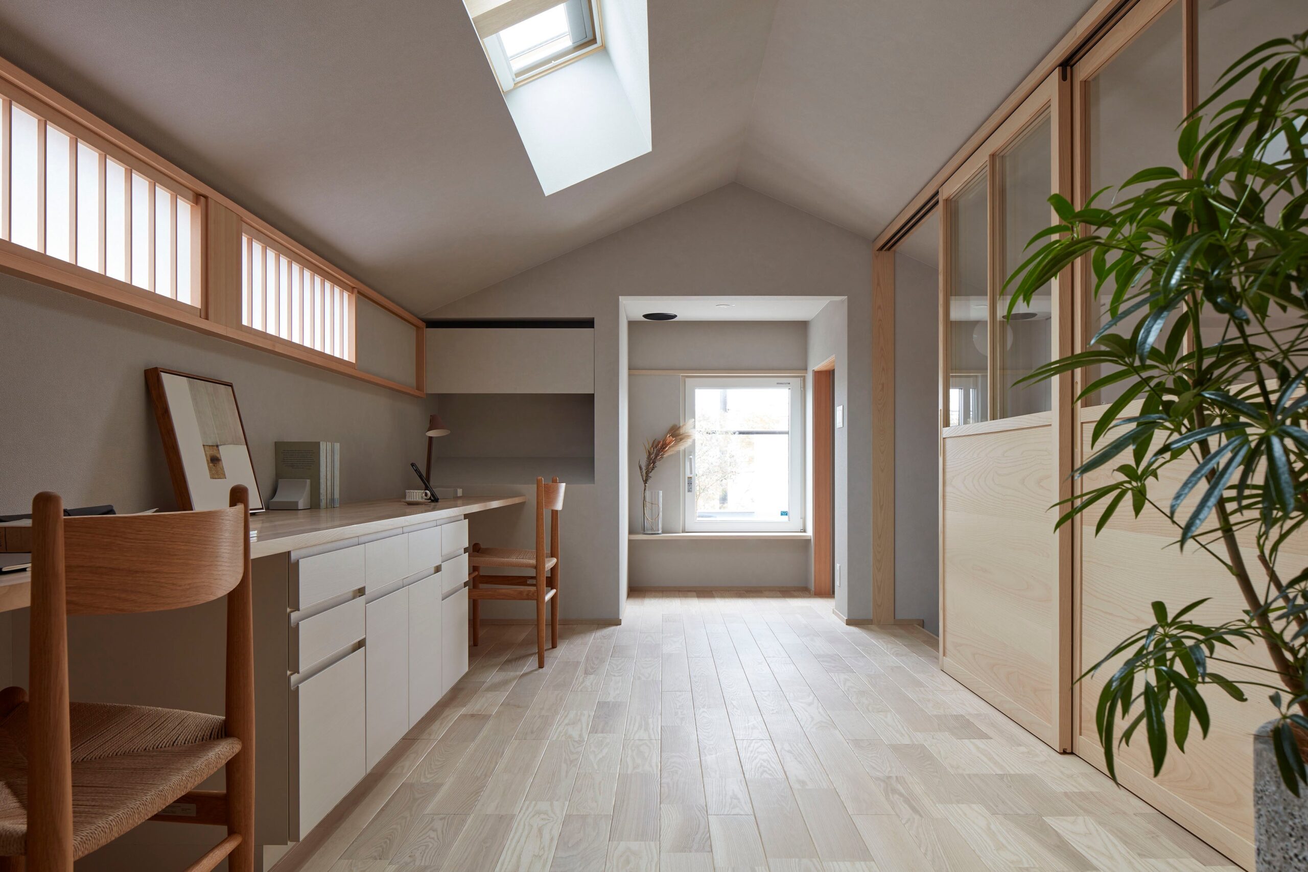 住友林業らしい木質感と大開口を備えたリビング