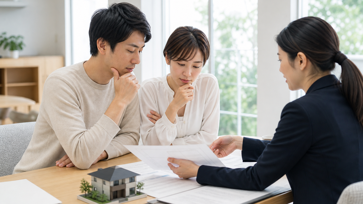 住宅会社の見積もりと担当者対応を比較するイメージ画像