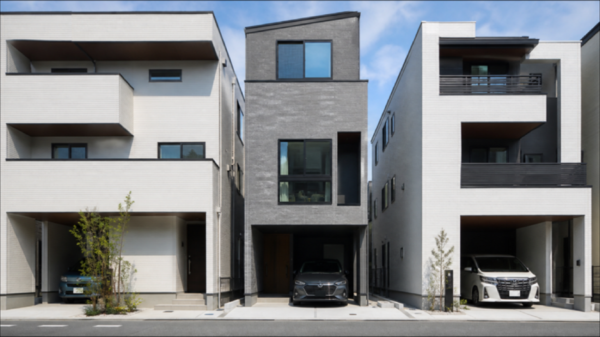 都市部の戸建て住宅をイメージした画像