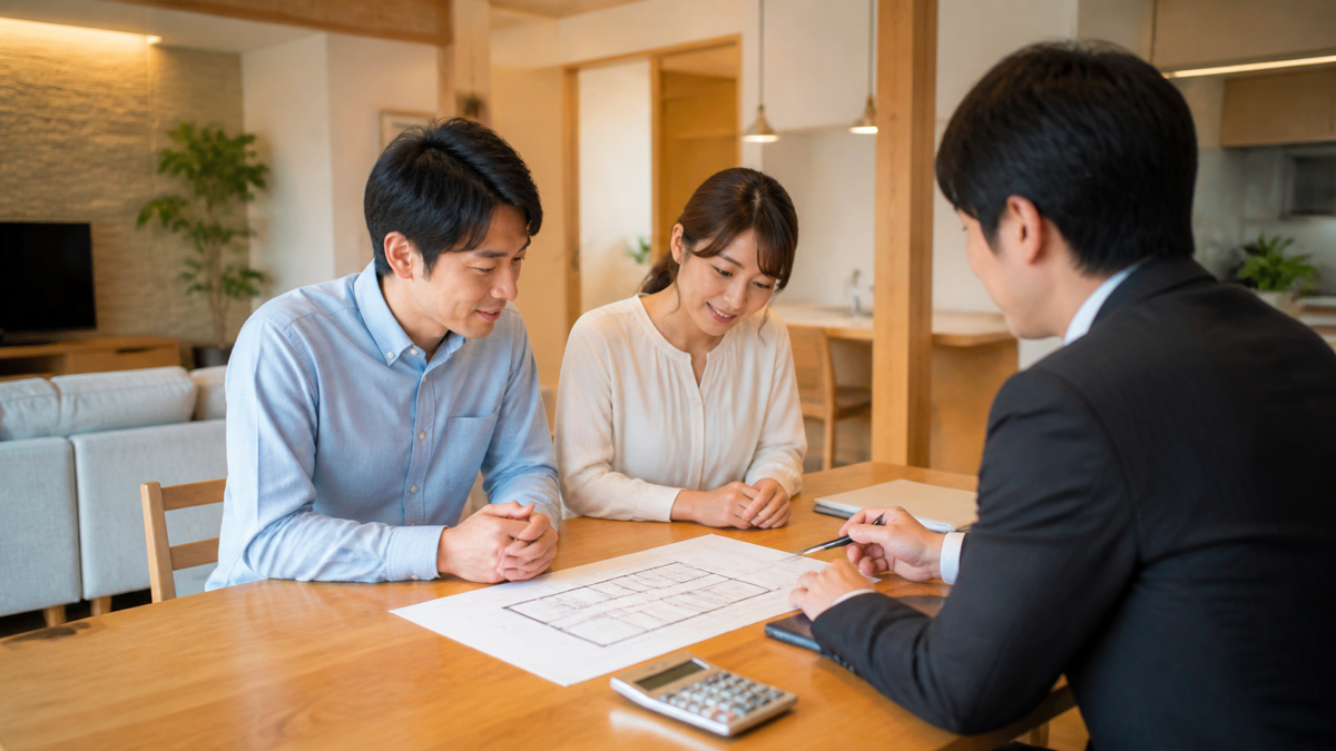 木下工務店の坪単価と見積もりを相談する夫婦