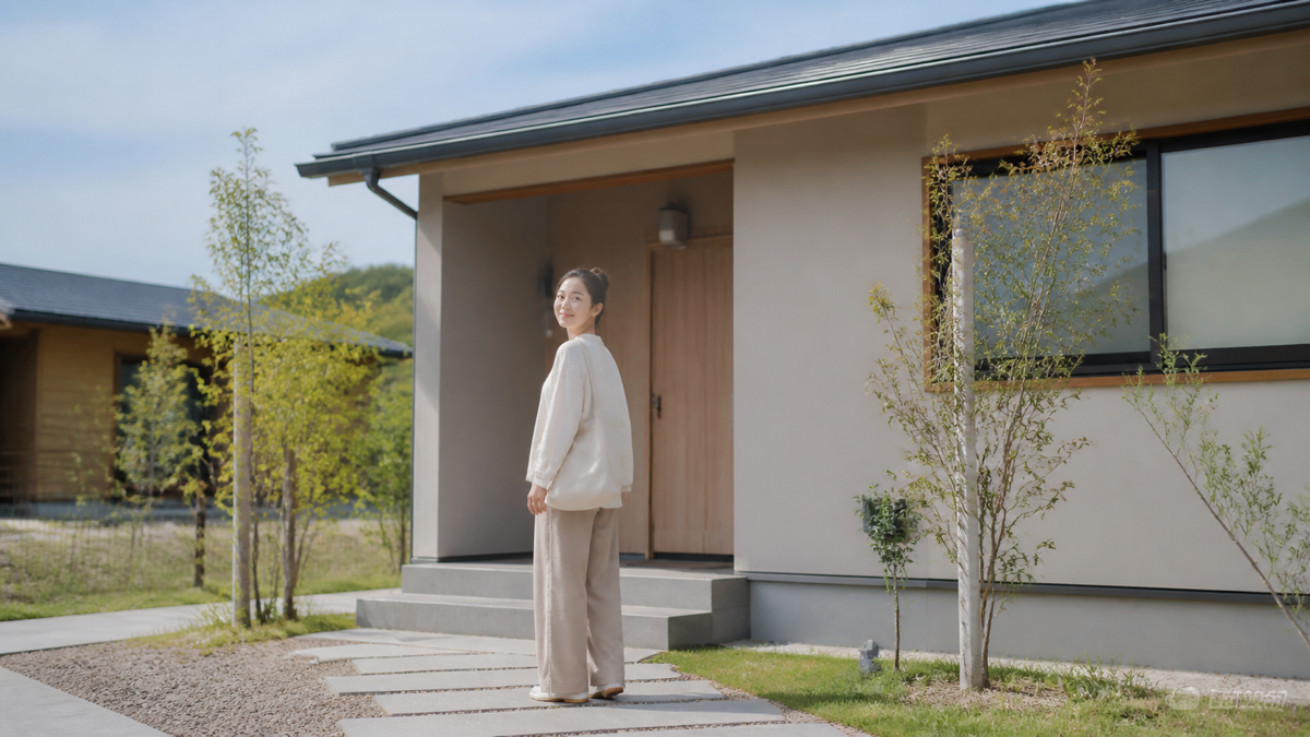 一人暮らし向けの新築平屋のイメージ