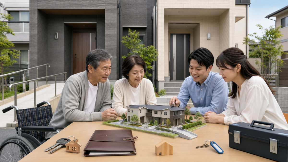 二世帯住宅の将来の介護売却賃貸まで検討する家族