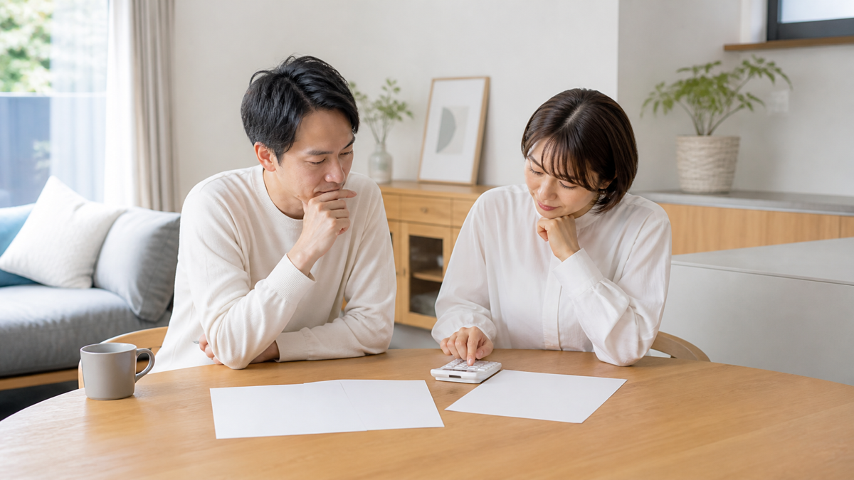 外壁タイルが印象的な注文住宅