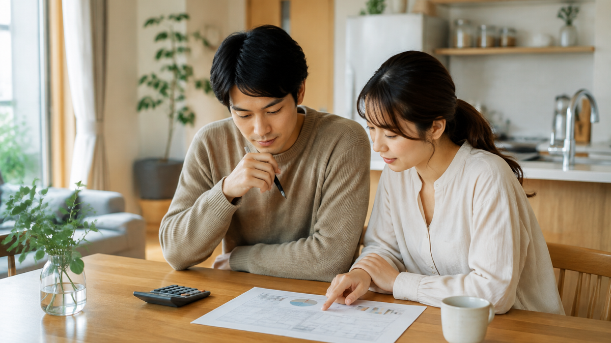 大和ハウスの規格住宅価格を検討する家族のイメージ
