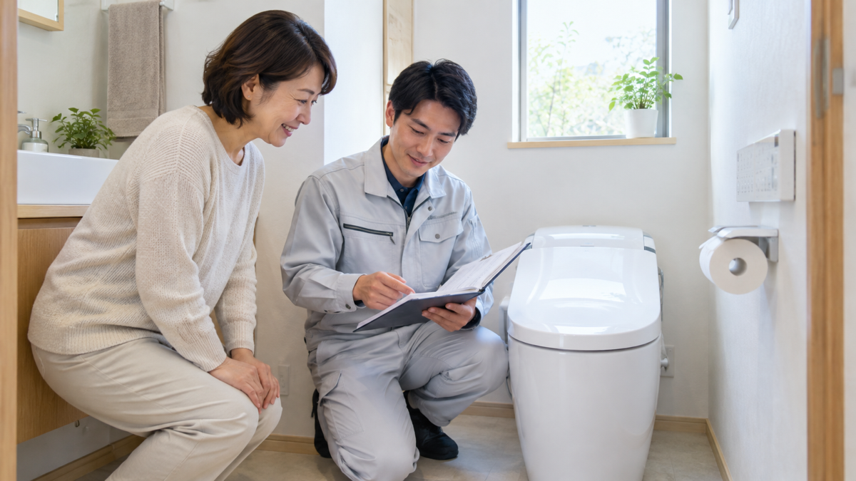 設備交換後に保証内容を確認する利用者