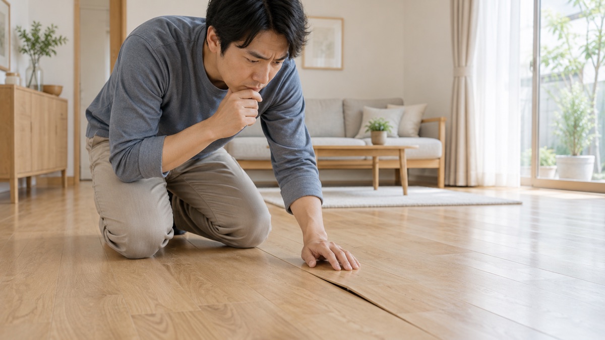 フローリングの浮きを補修する前にを考えるイメージ